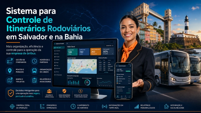 Sistema para Controle de Itinerários Rodoviários em Salvador e na Bahia
