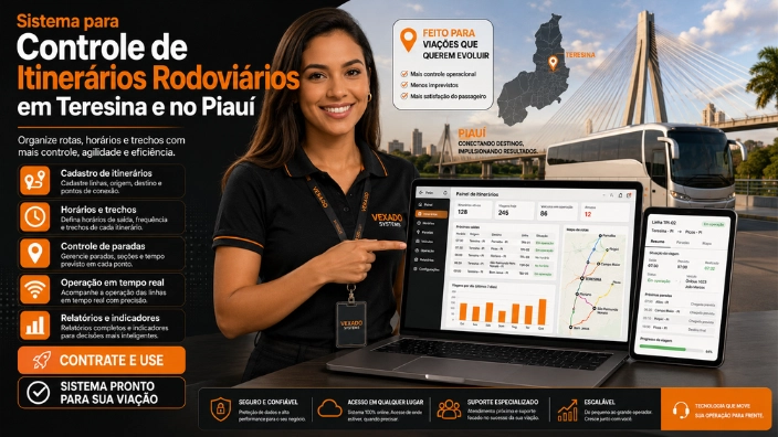 Sistema para Controle de Itinerários Rodoviários em Teresina e no Piauí