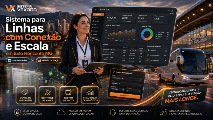 Sistema para Linhas com Conexão e Escala em Belo Horizonte MG