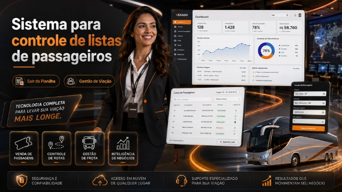 Sistema para controle de listas de passageiros