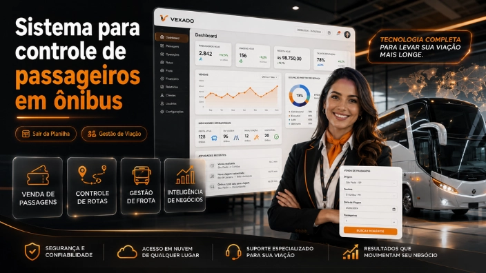 Sistema para controle de passageiros em ônibus