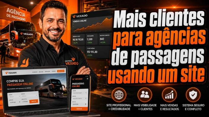 Mais clientes para agências de passagens usando um site