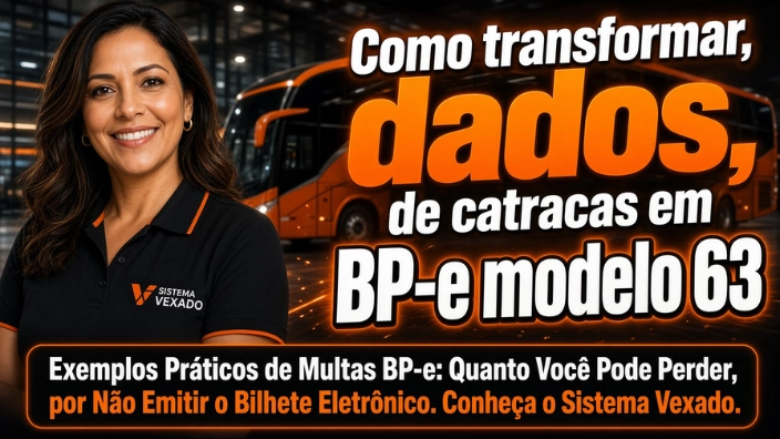 Como transformar dados de catracas em BP-e modelo 63