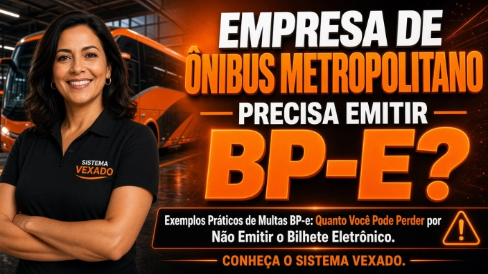 Empresa de ônibus metropolitano precisa emitir BP-e?