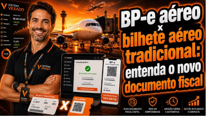BP-e aéreo x bilhete aéreo tradicional: entenda o novo documento fiscal