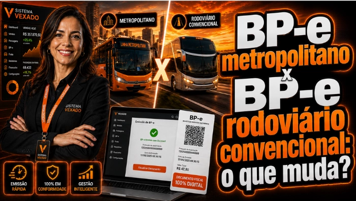BP-e metropolitano x BP-e rodoviário convencional: o que muda?