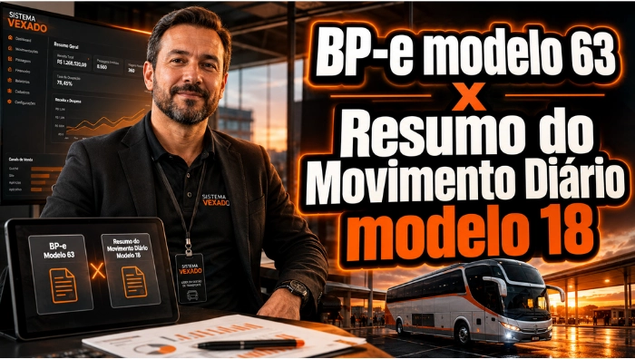 BP-e modelo 63 x Resumo do Movimento Diário modelo 18