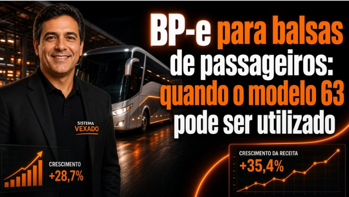 BP-e para balsas de passageiros: quando o modelo 63 pode ser utilizado