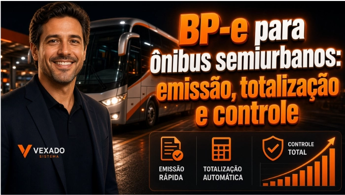 BP-e para ônibus semiurbanos: emissão, totalização e controle