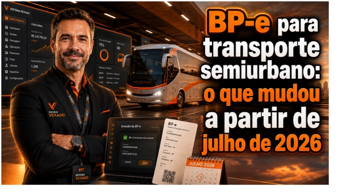 BP-e para transporte semiurbano: o que mudou a partir de julho de 2026