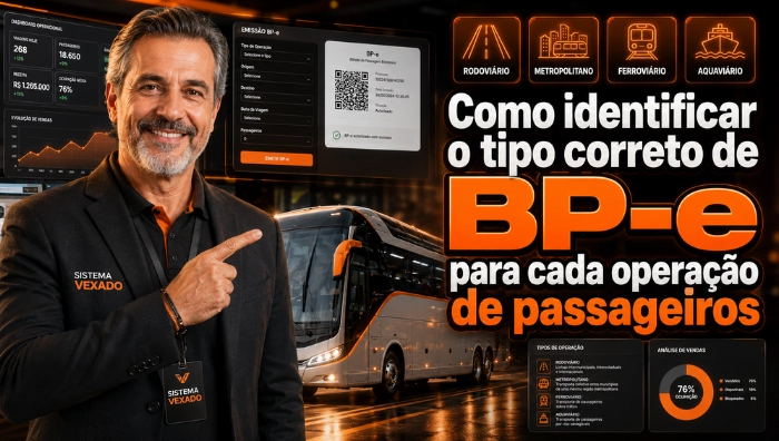 Como identificar o tipo correto de BP-e para cada operação de passageiros