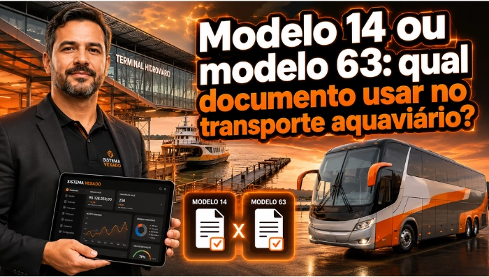 Modelo 14 ou modelo 63: qual documento usar no transporte aquaviário?