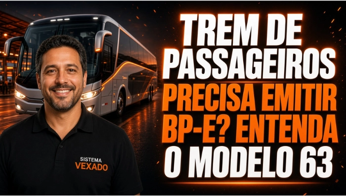 Trem de passageiros precisa emitir BP-e? Entenda o modelo 63