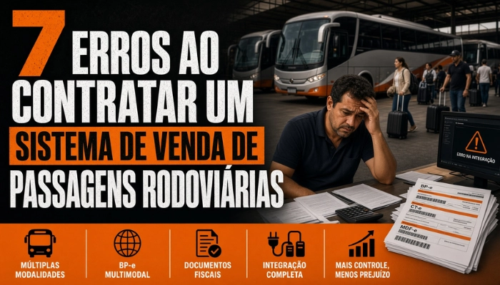 7 erros ao contratar um sistema de venda de passagens rodoviárias