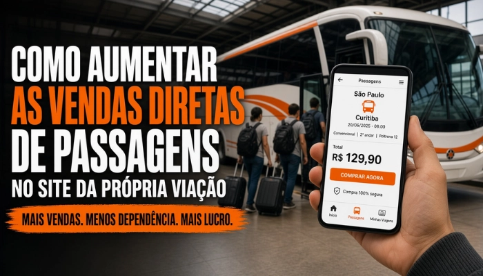 Como vender passagens no site próprio sem perder o controle das vendas do guichê
