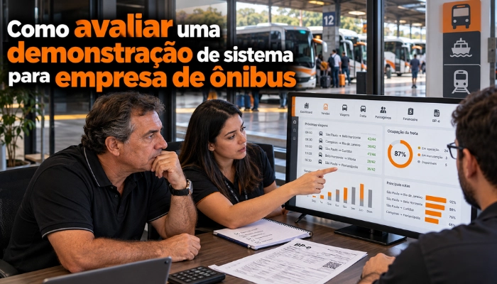 Como avaliar uma demonstração de sistema para empresa de ônibus