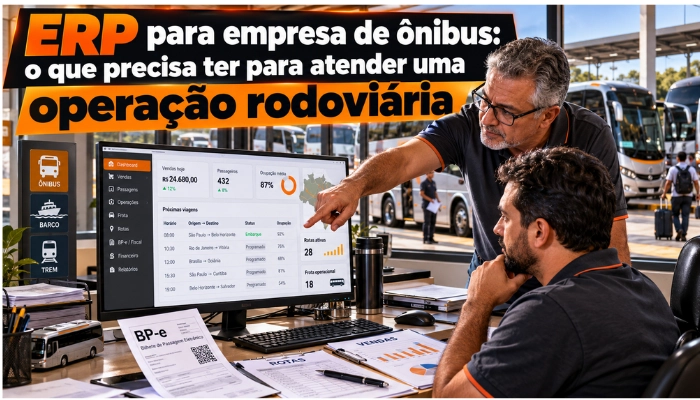 ERP para empresa de ônibus: o que precisa ter para atender uma operação rodoviária