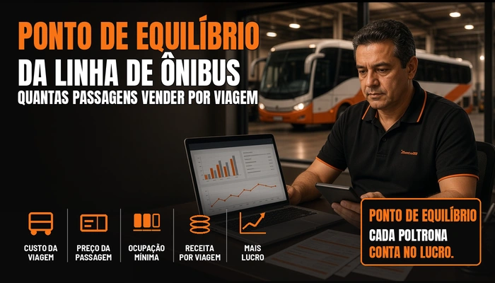 Ponto de equilíbrio de uma linha de ônibus: quantas passagens vender por viagem