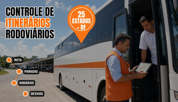 Controle de itinerários rodoviários: guia nacional para viações